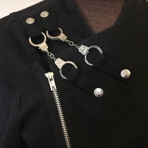 Tripp Handcuff Goth Punk Corset Jacket
